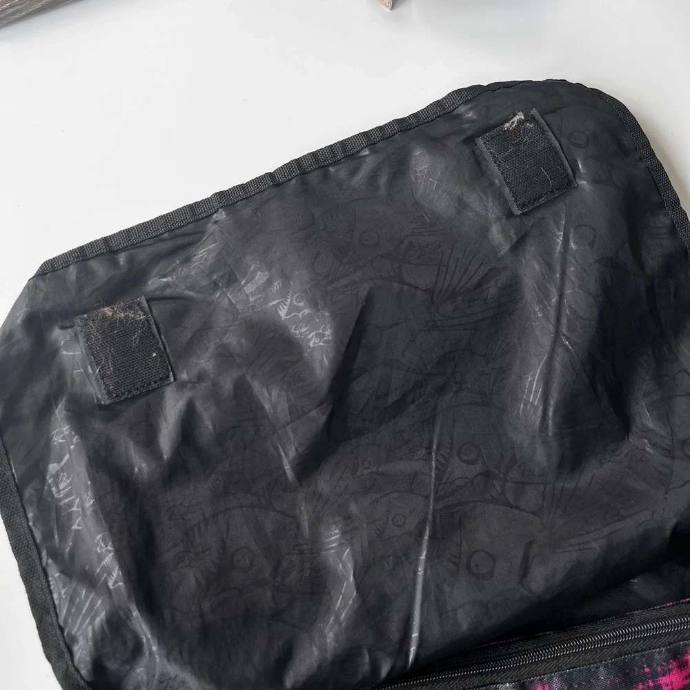 Hot Tuna pink black crossbody satchel bag - Picture 4 of 13